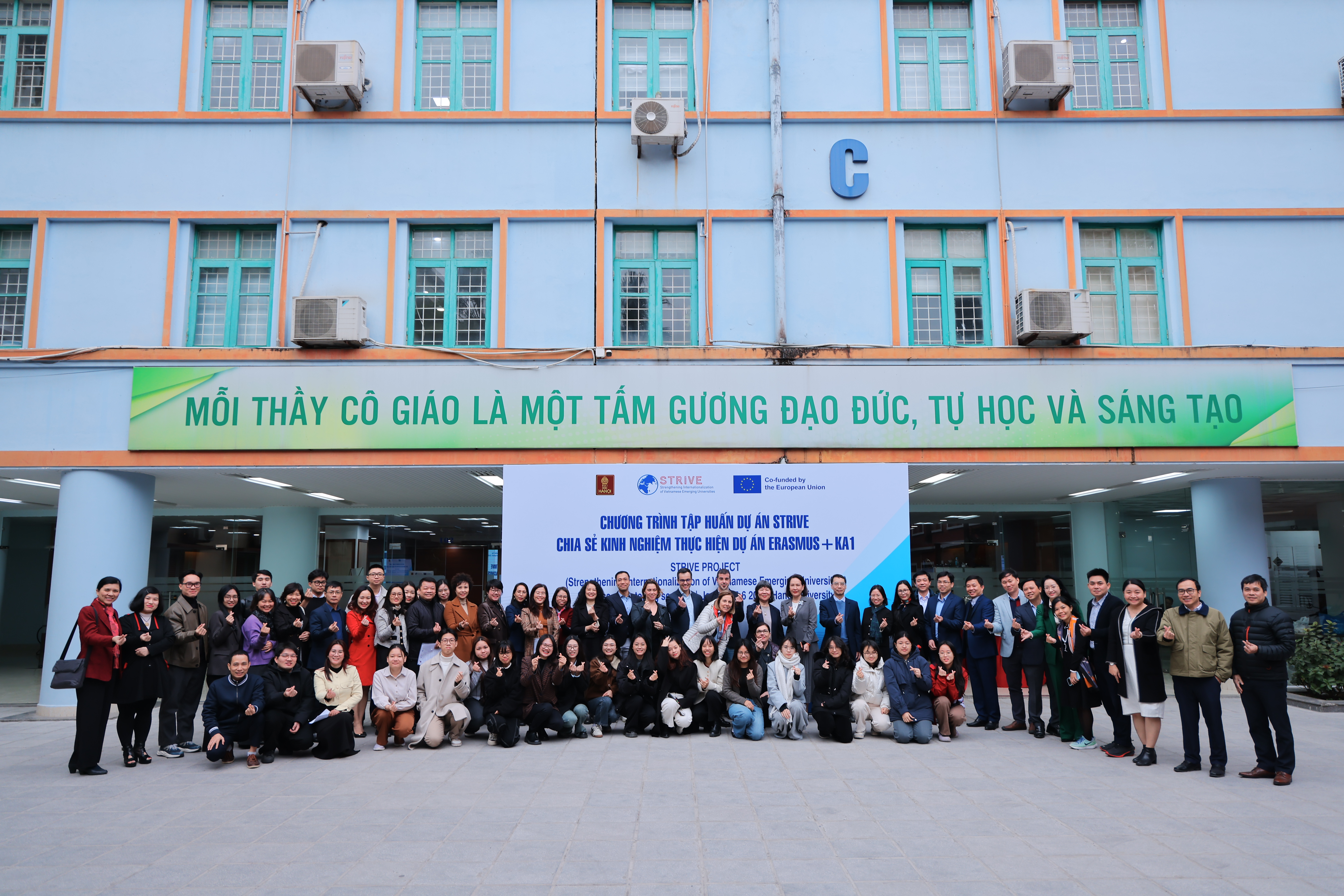 Trường Đại học Phú Xuân tham dự Hội thảo quốc tế Dự án STRIVE: Thúc đẩy chiến lược quốc tế hóa GDĐH