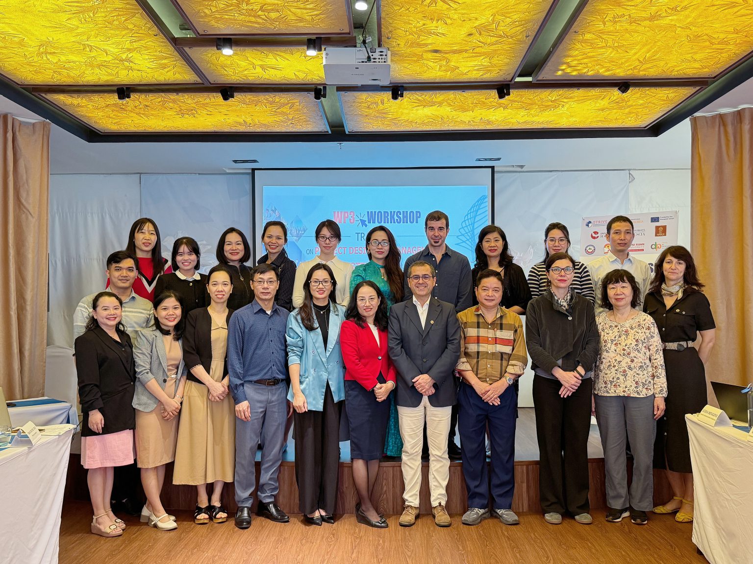 Workshop "Đào tạo về thiết kế và quản lý dự án", Dự án Tăng cường quốc tế hóa các trường đại học mới nổi ở Việt Nam (STRIVE) tại Huế